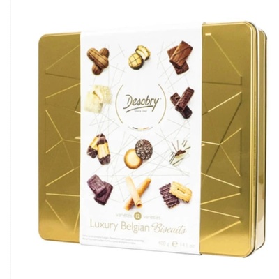 Desobry Белгийски бисквити в метална кутия