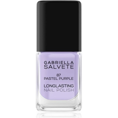 Gabriella Salvete Longlasting Enamel dlhotrvajúci lak na nechty s vysokým leskom odtieň 87 Pastel Purple 11 ml