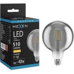 Mexen Vintis LED филамент крушка E27, G125, 6W, Топла - 2700K, 510 lm, димно стъкло (L158-E27-0627-70)
