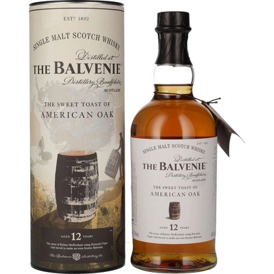 The Balvenie The Sweet Toast of American Oak 12y 43% 0,7 l (tuba)