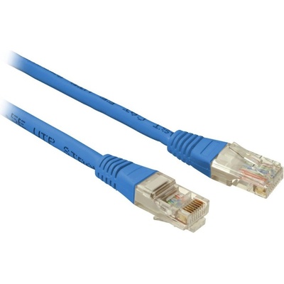 Solarix C5E-155BU-2MB Patch, CAT5E, UTP, PVC, 2m, modrý
