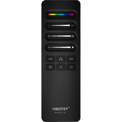 RF nástěnný ovladač Mi-Light C6 pro digitální pásky 1 scéna černý