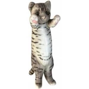 Dubi A 25cm tall dark-gray standing cat