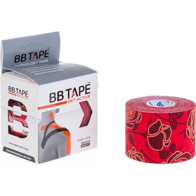 BB Tape Kineziologický tejp ruža 5 m x 5 cm