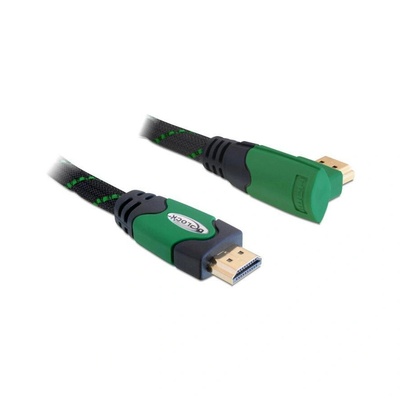 Delock HDMI Kabel Ethernet A -> A St/St 3.00m 90° rechts (82953) (82953)