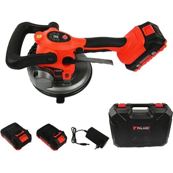 UNI Виброчук за плочки, акумулаторен, Falans, 180 мм, 21V, 2x2Ah, куфар (RV10827)