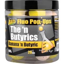 STRATEGY BAITS Plovoucí boilies POP20 THE'N BUTYRIC 100g 20mm Banana'n Butyric / banán kyselina máselná