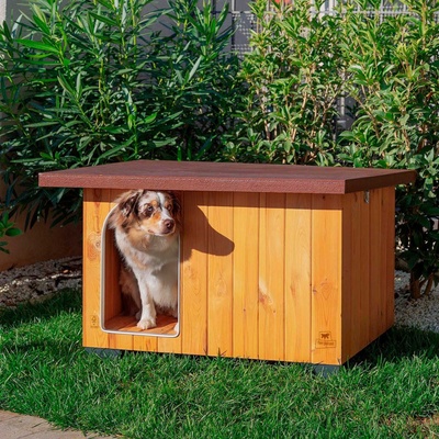 Ferplast Baita 80 dřevěná bouda pro psy 95,5 x 65 x 65,5 cm – Hledejceny.cz