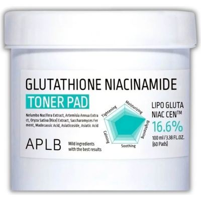 APLB - Glutathione Niacinamide Toner Pad 60pads
