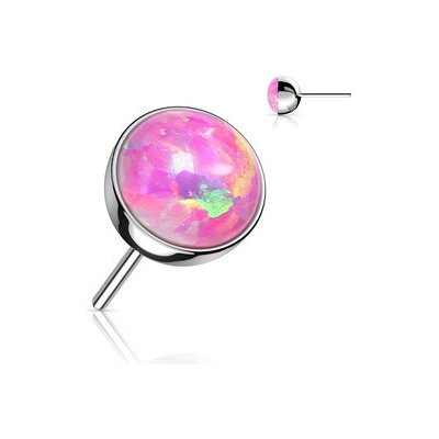 Šperky4U kamínek opál k PUSH IN piercingu titan TIT1149-OP22-025