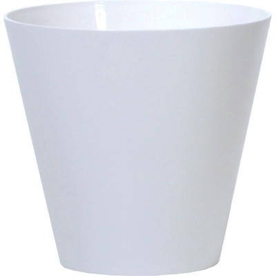 PROSPERPLAST Kvetináč TUBUS biely 25,0cm