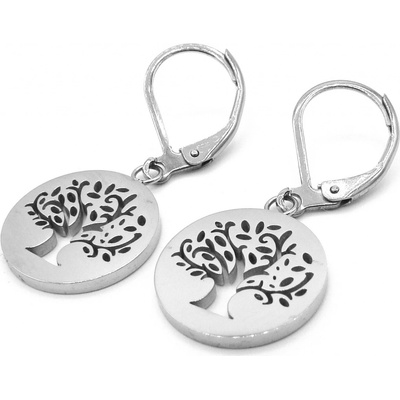 Steel Jewelry náušnice strom života z chirurgické oceli NS231077