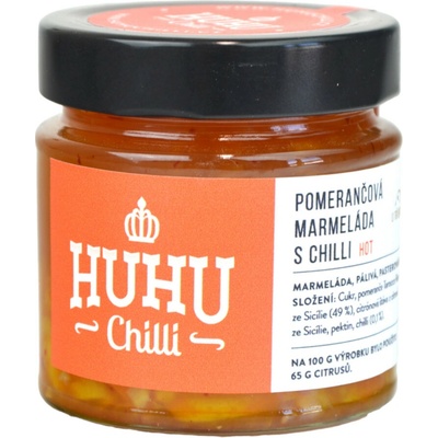 Marmeláda pomerančová s chilli - HUHUCHILLI 200ml