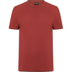 Boss Тениска Boss Men's Tiburt Bubble Structure Cotton Short Sleeve T-Shirt - Open Brown