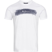 Ben Sherman pánske tričko Zmena Loga biele