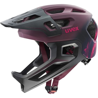 Uvex REACT JR FULLFACE CRANBERRY MATT 2026