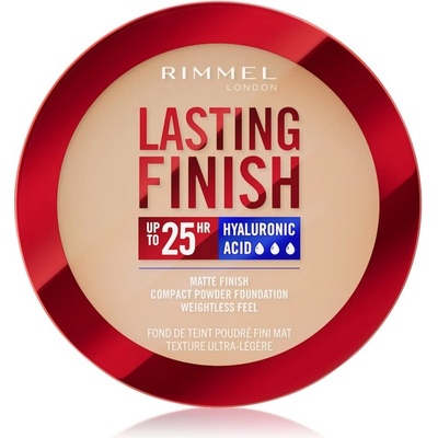 Rimmel London Lasting Finish 25H Compact Powder Foundation SPF20 dlouhotrvající a zmatňující pudrový make-up 003 Sesame 7 g