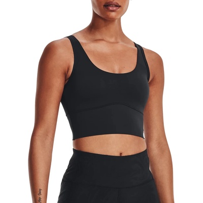 Under Armour Потник Under Armour Under Armour Meridian Fitted Crop Tank Черен Velikost XL