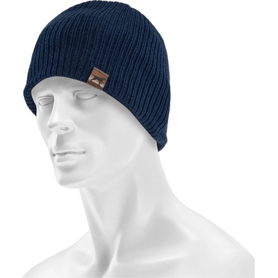 Zimní čepice Agbo Merino Bird tmavě modrá