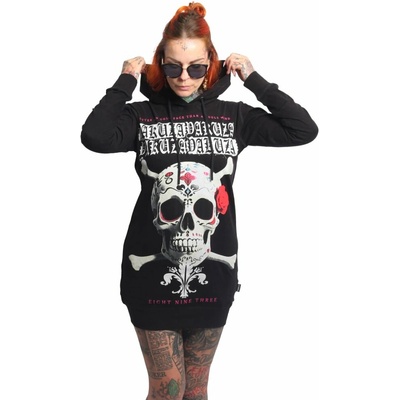 Yakuza Mikinové Porcelain Lite Dámské Šaty Černé GKB26124BLK