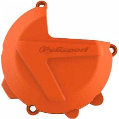 POLISPORT kryt spojkového víka KTM EXC/XCW/SX/XC 250/300 17, HUSQVARNA TE250/300 17-19, barva oranžová