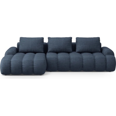 Cosmopolitan Design Тъмносин сгъваем/с място за съхранение ъглов диван (ляв ъгъл) Linz - Cosmopolitan Design (COS_LCF_193_F1_LINZ5)