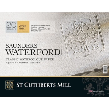 St Cuthberts Mill Saunders Waterford Rough Скицник 20 41 x 31 cm 300 g White (T46630001011E)