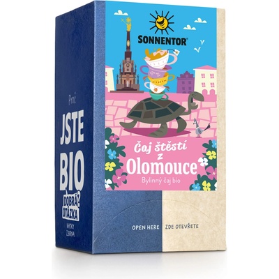 Sonnentor Čaj štěstí z Olomouce bio porc. dvoukomorový 27 g