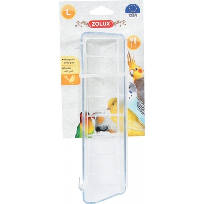 Zolux Kŕmidlo plast s deliacej mriežkou 19 cm