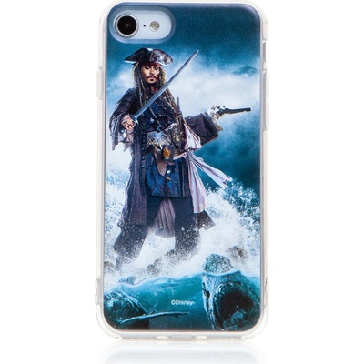 AppleMix Apple iPhone 7 / 8 / SE 2020 / SE 2022 Piráti z Karibiku Jack Sparrow gumové