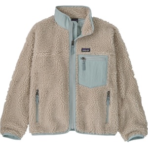 Patagonia Детско поларено яке Patagonia Kid's Retro-X Jacket Casual jacket - Natural / Virtually Blue (703-6211-0614)