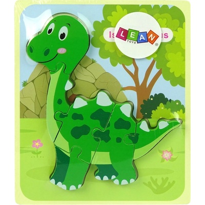Lean Toys puzzle anosaurus Tyranosaurus zelená