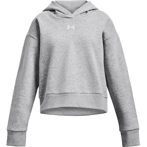 Under Armour Детски суичър Under Armour Ua Rival Fleece Crop Hoodie Hoody Girls - Gray