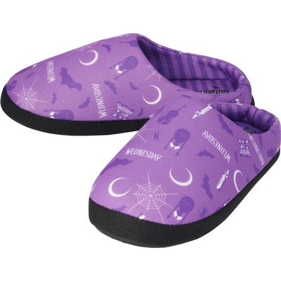 Dívčí domácí obuv Wednesday lila fialová – Zboží Dáma