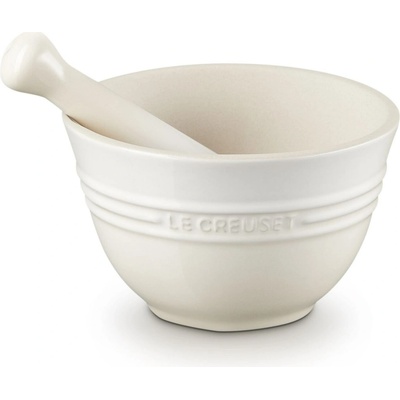 Le Creuset Mažiar s tĺčikom 11 cm, MERINGUE, kamenina
