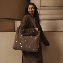 Studio Noos Taška Mom Bag Teddy Brown Hearts