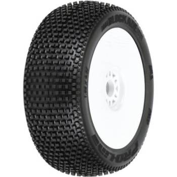 Pro-Line колело 3.3", гуми Blockade S3 Buggy Tires, диск H17 бял (2)
