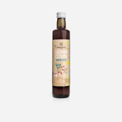 Sonnentor Zázvor Citrón sirup BIO 500 ml