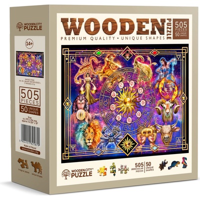 WOODEN CITY Dřevěné Zvěrokruh 2v1 EKO 505 dielov