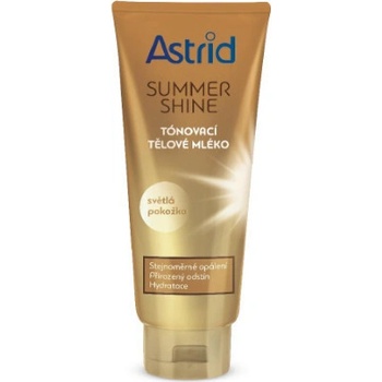 Astrid tónovací tělové mléko pro tmavou pokožku Summer Shine 200 ml