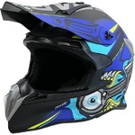 WLT Каска WLT Racing - матова черно/синя, M