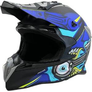 WLT Каска WLT Racing - матова черно/синя