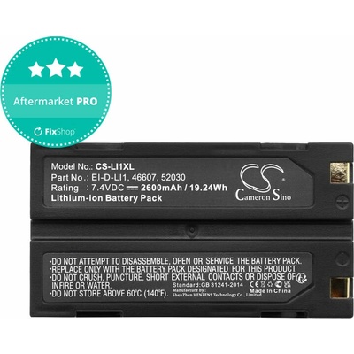 Baterie pro BCI Capnocheck II Capnograph, 2600mAh, Li-Ion, 7.4V, MCR1821J/1-H, HQ