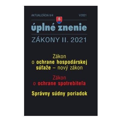 Aktualizácia II/4 2021- Ochrana hospodárskej súťaže (nové zákony) - Poradca s.r.o.
