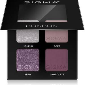 SIGMA Quad палитра сенки за очи цвят Bonbon 4 гр