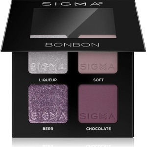 SIGMA Quad палитра сенки за очи цвят Bonbon 4 гр