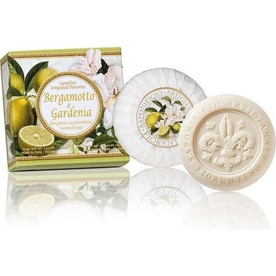SA Fiorentino prírodné rastlinné tuhé mydlo bergamot a gardénia 100 g