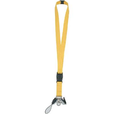 Snúrka na krk s 3 odnímateľnými doplnkami , Yellow