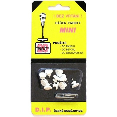 Kinekus Háčik Twenty MINI, plastový, 1cm