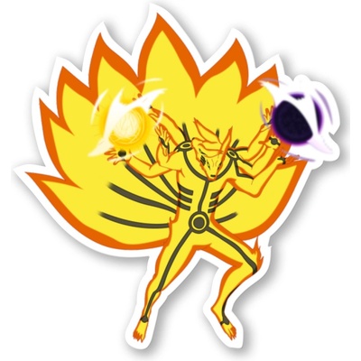 Naruto Samolepka Kurama